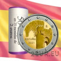 Espagne 2 euros rouler 2021 - Ville historique de Tolède
