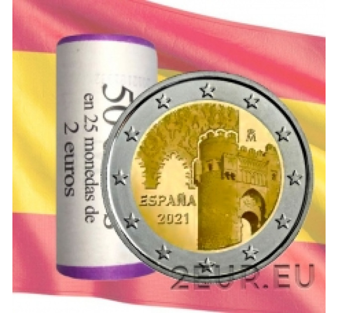 Espagne 2 euros rouler 2021 - Ville historique de Tolède