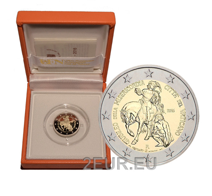 Vatican 2 euros BE 2016 - Année Sainte de la Miséricorde  