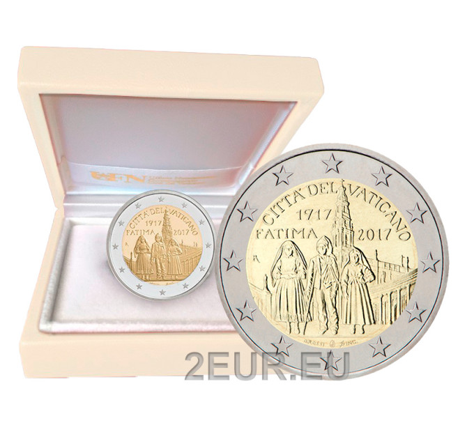 Vatican 2 euros BE 2017 - Centenaire des apparitions mariales de Fatima  