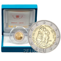 Vatican 2 euros BE 2019 - 25e Anniversaire de la Restauration de la Chapelle Sixtine  