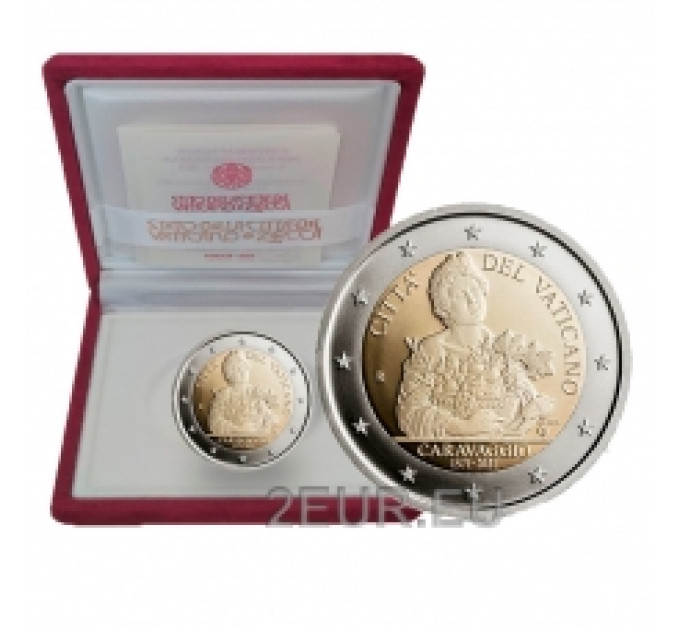 Vatican 2 euros BE 2021 - 450e anniversaire de la naissance du Caravage 