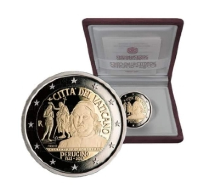 Vatican 2 euros BE 2023 - 500e anniversaire de la mort de Pietro Perugino