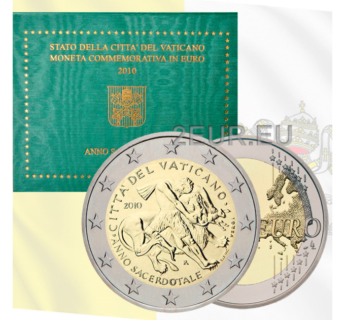 Vatican 2 euros BU 2010 - L'Année sacerdotale