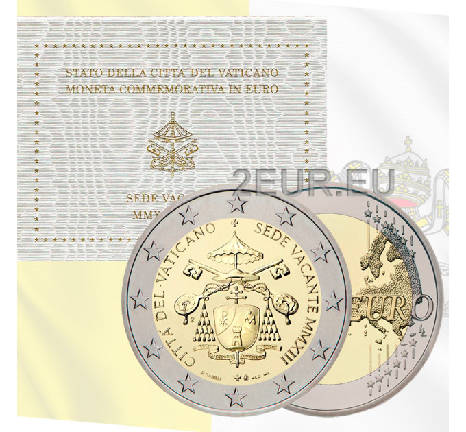 Vatican 2 euros BU 2013 - Siège Vacant