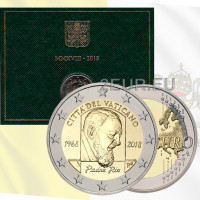 Vatican 2 euros BU 2018 - 50e anniversaire de la mort de Padre Pio