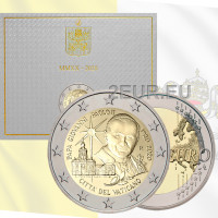 Vatican 2 euros BU 2020 - 100e anniversaire de la naissance du pape Jean-Paul II