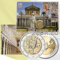 Vatican 2 euros BU 2008 - Année de Saint Paul Apôtre  Numiscover