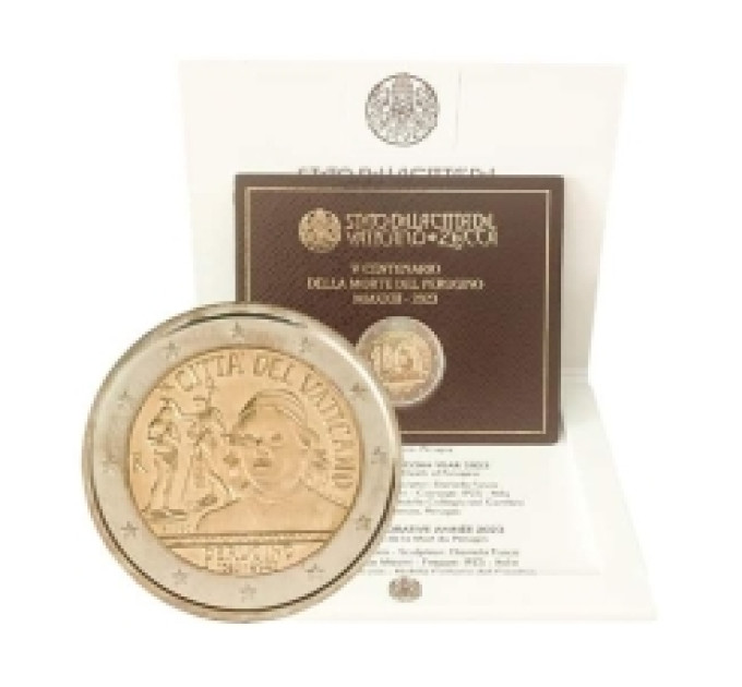 Vatican 2 euros BU 2023 - 500e anniversaire de la mort de Pietro Perugino
