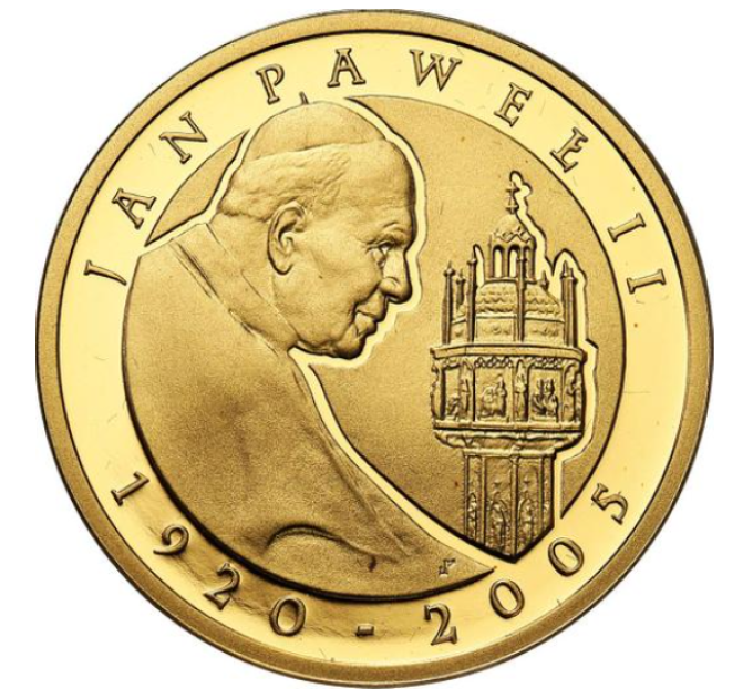 Pologne 100 zlotys or BE 2005 - Le pape Jean-Paul II