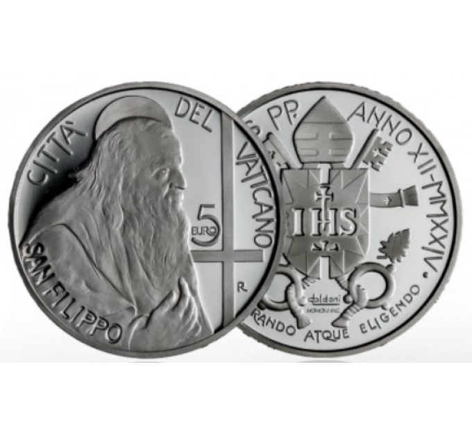 Vatican 5 euros argent BE 2024 - S. FILIPPO