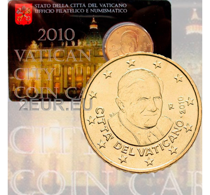 Vatican 50 cents BU 2010 - №1