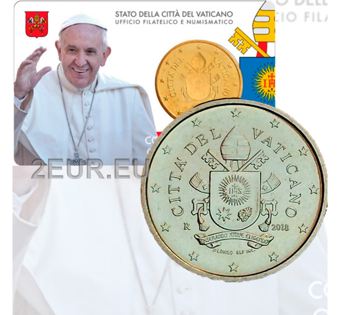 Vatican 50 cents BU 2018 - №9
