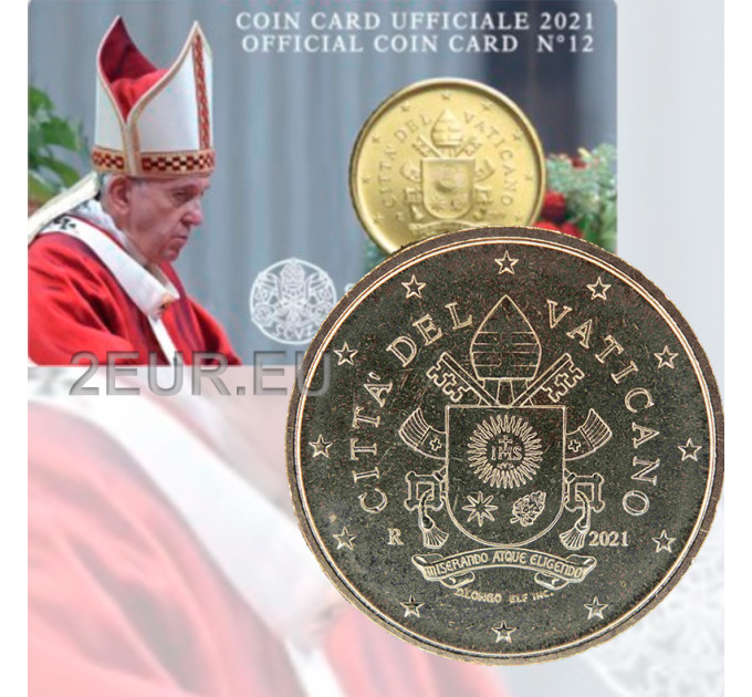 Vatican 50 cents BU 2021 - №12