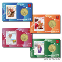 Vatican 50 cents BU + Timbre 2023 Vatican 50 cents BU + Timbre 2023