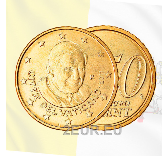 Vatican 50 cents UNC 2011