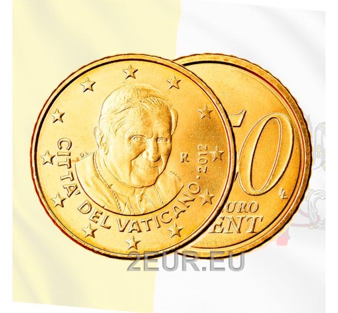 Vatican 50 cents UNC 2012