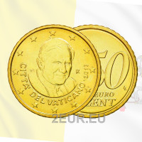 Vatican 50 cents UNC 2013