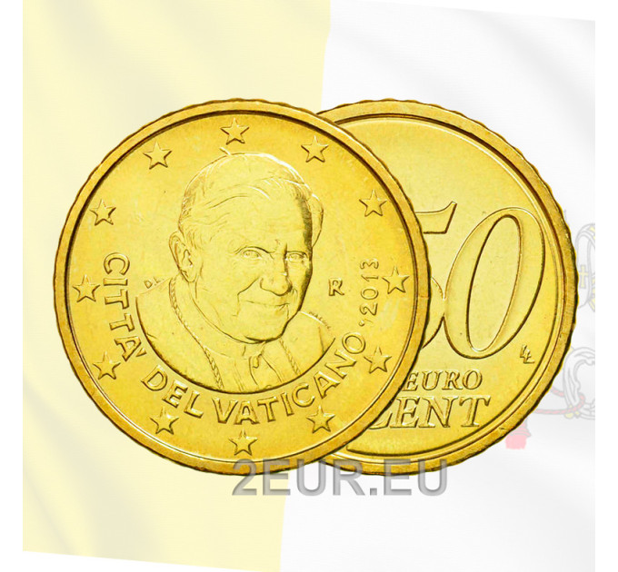 Vatican 50 cents UNC 2013