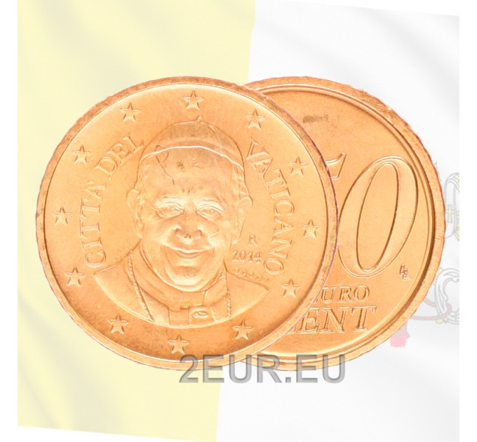 Vatican 50 cents UNC 2014