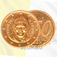 Vatican 50 cents UNC 2016