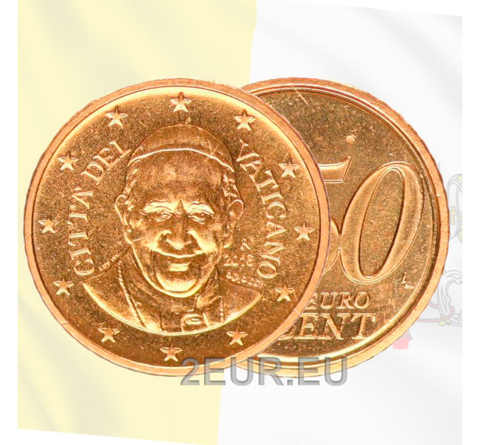 Vatican 50 cents UNC 2016