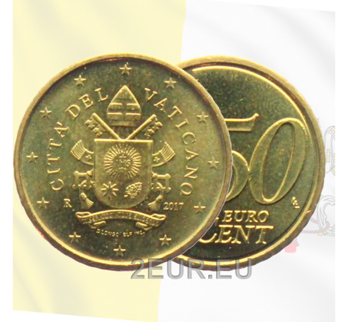 Vatican 50 cents UNC 2017