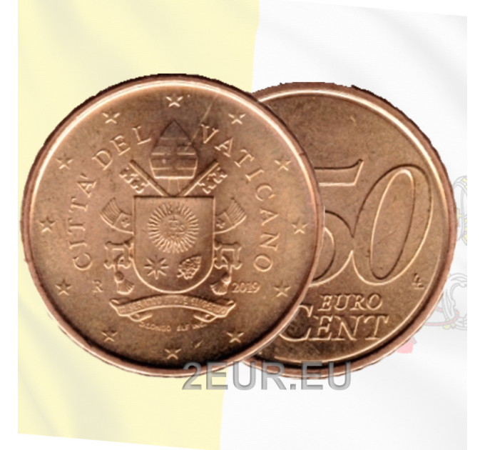 Vatican 50 cents UNC 2019