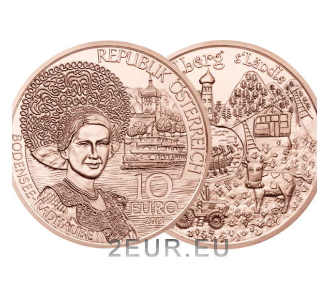 Autriche 10 euro pièce 2013 - Vorarlberg