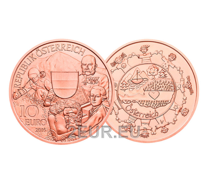 Autriche Pièce de 10 euros 2016 - Autriche