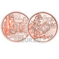  Autriche Pièce de 10 euros 2019 - Chevalerie