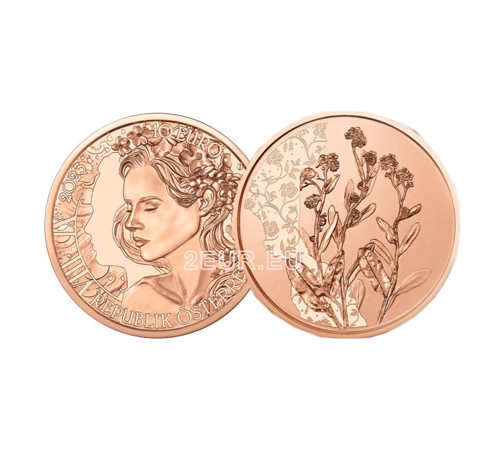 Autriche Pièce de 10 euros 2023 - Le Myosotis