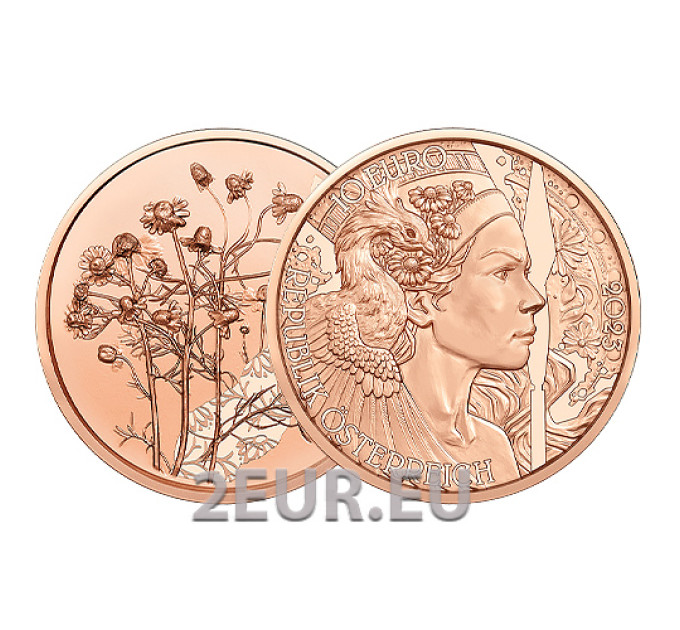 Autriche Pièce de 10 euros 2023-2 - LA CAMOMILLE