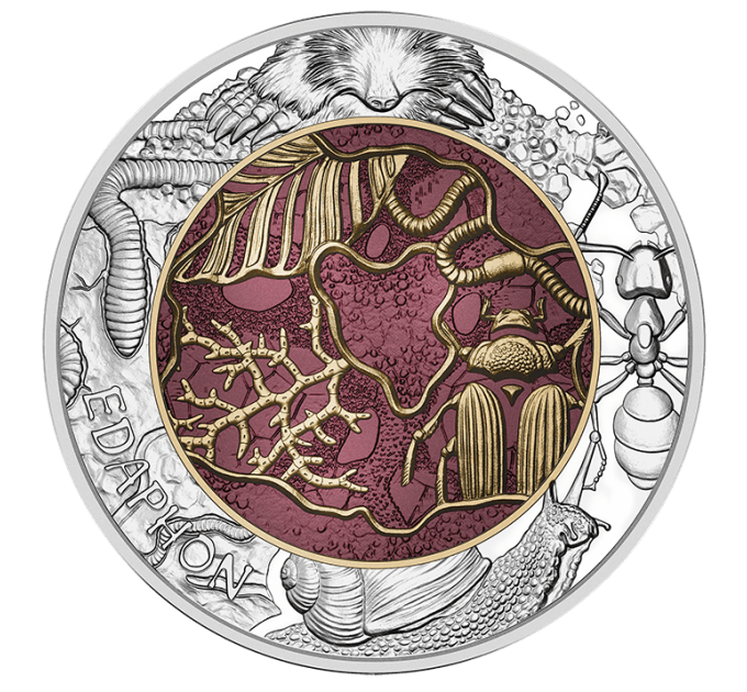 Autriche 25 euro Pièce de niobium en argent 2024 - Edaphon