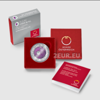 Autriche 25 euro Pièce de niobium en argent 2022 - VIE EXTRATERRESTRE Autriche 25 euro Pièce de niobium en argent 2022 - VIE EXTRATERRESTRE