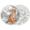 Autriche 3 euro pièce 2017 - Tigre