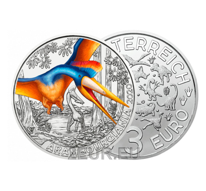 Autriche Pièce 3 euro 2020-2 - Arambourgiania