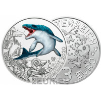 Autriche Pièce 3 euro 2020 - Mosazaur hoffmanni
