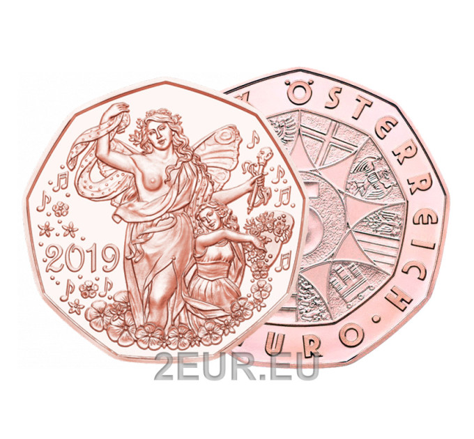 Autriche 5 euro pièce 2019 - Joie de vivre