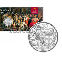 Autriche 10 euros Pièce d'argent 2021 - FRATERNITÉ