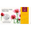  Autriche 10 euro  Pièce d'argent 2024 - Pivoine