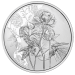  Autriche 10 euro  Pièce d'argent 2024 - Pivoine