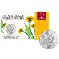  Autriche 10 euro  Pièce d'argent 2022 - LE PISSENLIT