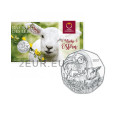 Autriche 5 euros Pièce d'argent 2017 - Agneau de Pâques