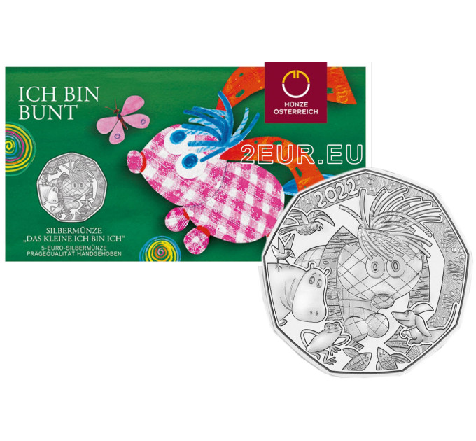 Autriche 5 euro Pièce d'argent 2022 - Petit je-suis-moi - Pièce de Pâques