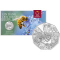 Autriche 5 euros Pièce d'argent 2023 - La danse frétillante - Abeilles 