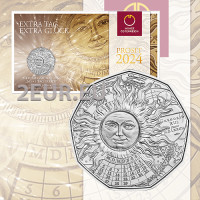 Autriche 5 euros Pièce d'argent 2024 - 365 + 1 JOUR DE BONHEUR