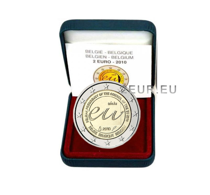 Belgique 2 euros proof 2010 - Présidence de l'UE 