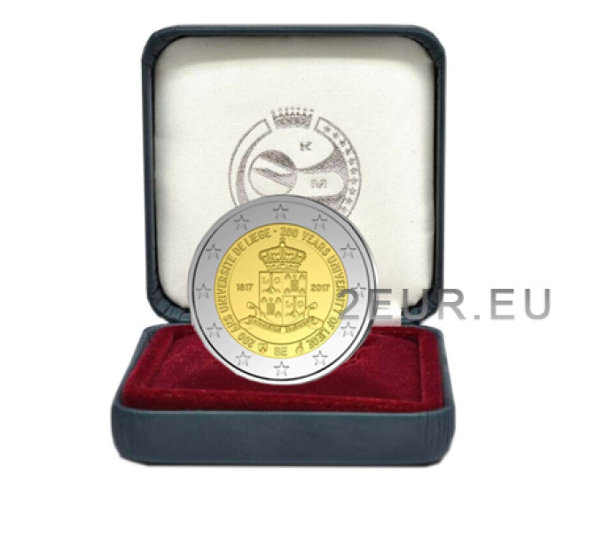 Belgique 2 euros proof 2017 - 200 Ans Université de Liège 