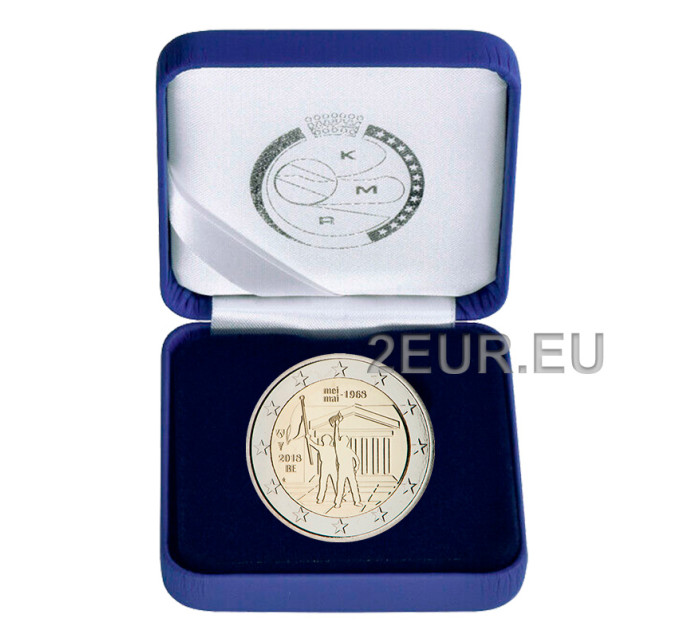 Belgique 2 euros proof 2018 - 50e anniversaire des événements de mai 1968 en Belgique - Student Revolt 